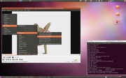 Screenshot program menu display